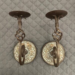 Pair of Wall Candles Holder